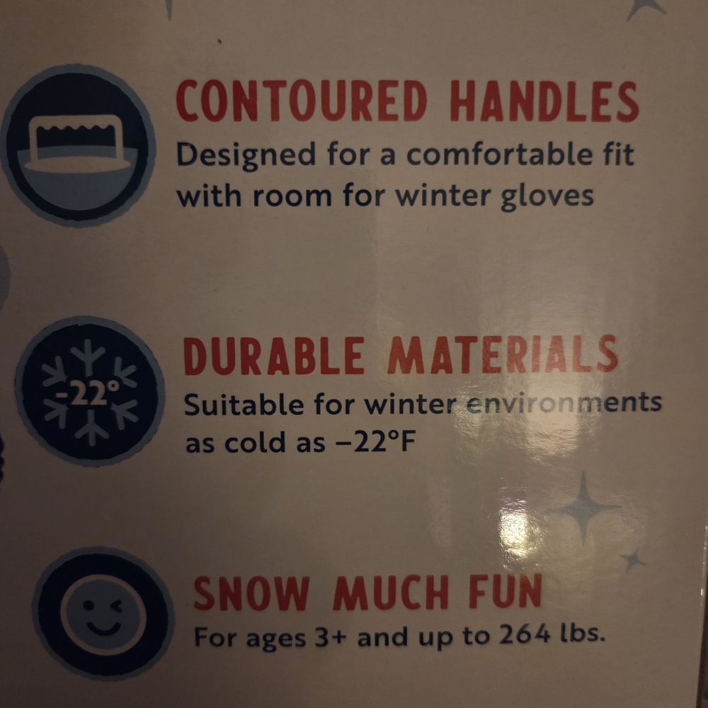 Inflatable Snow Tube Brand New In Box - Picture 2 of 10